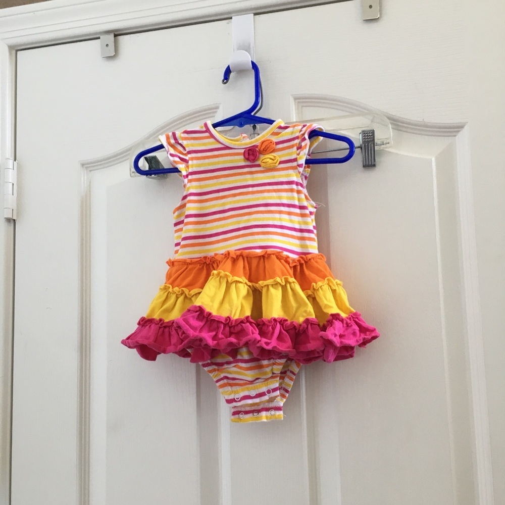 FINAL MARKDOWN Little me snap crotch dress 6 months